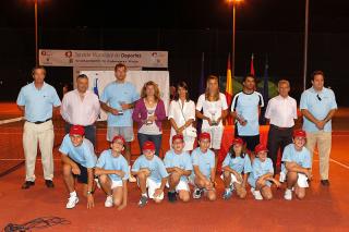 Roco de la Torre y Pedro Salas, campeones del torneo de tenis de Colmenar.