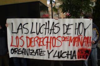 Los trabajadores del Alcampo La Vega de Alcobendas se concentran en defensa de sus derechos laborales