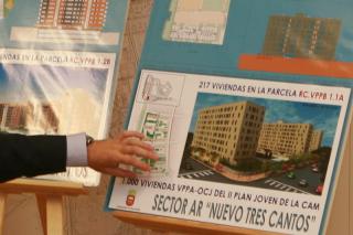 Ms de 3.000 personas optan a las 600 viviendas de proteccin oficial en Tres Cantos