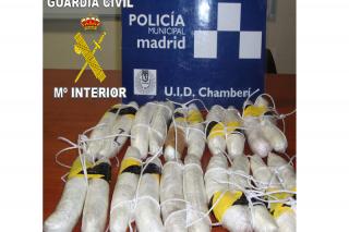 La Guardia Civil realiza registros domiciliarios en Sanse dentro de una operacin en la que se han intervenido ms de 30 kilos de cocana