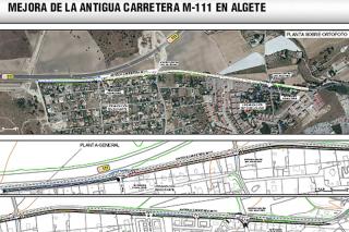 La antigua M-111 cambiar de cara desde la urbanizacin Prado Norte de Algete hasta el trmino municipal de Fuente el Saz