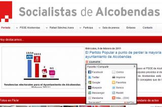 Los socialistas de Alcobendas esperan romper la mayora absoluta del Partido Popular