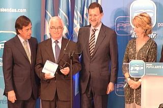 Las Casas Regionales y Mariano Rajoy recibieron los Premios Populares de Alcobendas 2011.