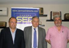 Miguel Ángel Santamaría (PP), Fernando del Valle (PSOE) y Fernando García (IU) debaten sobre Colmenar Viejo en SER Madrid Norte