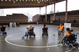 Alcobendas acoge el campeonato de Espaa de hockey en silla de ruedas elctricas