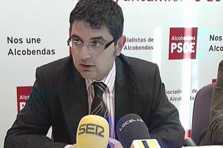 El Portavoz socialista de Alcobendas, Rafael Snchez Acera se estrena ante la prensa