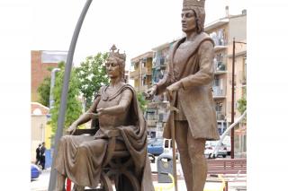 Sanse inaugura el monumento a Los Reyes Catlicos