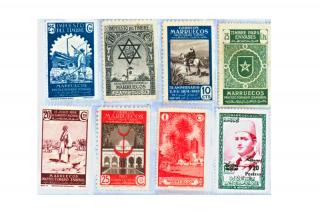 El Casern muestra los sellos del Protectorado espaol en Marruecos