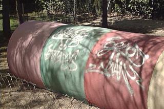 Vandalismo en el Parque de Navarra de Alcobendas