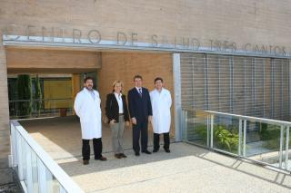 El alcalde de Tres Cantos visita el centro de salud que obtuvo en 2011 la mxima puntuacin por la satisfaccin de los pacientes