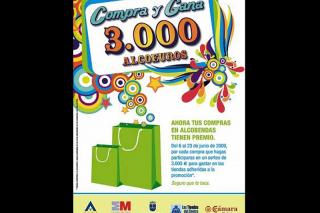 Cartel campaa Compra y Gana en Alcobendas