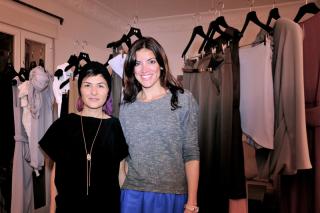 La diseadora Mara Barros en la seccin de moda de Jimena Mazucco. 