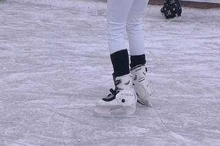 Odo en la pista de hielo de Alcobendas: Me siento muy feliz al patinar.