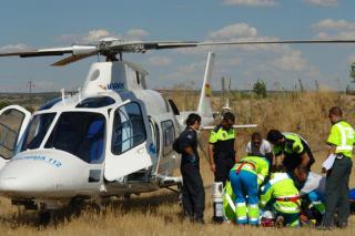 Casi 50.000 personas piden mantener el helicptero del 112 de Loyozuela.