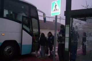 Los nios de la pequea localidad de Sieteiglesias vuelven a poder ir en autobs al colegio