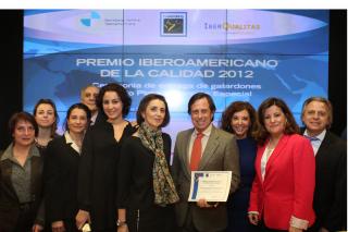 El Patronato de Bienestar Social de Alcobendas recibe la Mencin Especial del Premio Iberoamericano de Calidad.