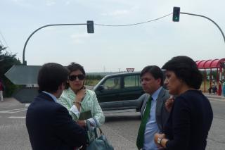 El Director General de Carreteras visita el Distrito 5 de Algete