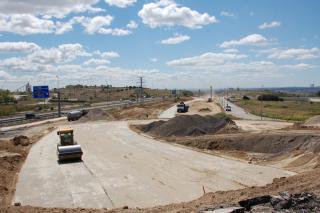 Las obras de acceso a Colmenar desde el sector de La Maquinilla avanzan a muy buen ritmo
