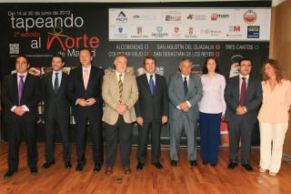 Los alcaldes de Alcobendas, Sanse, Colmenar Viejo, Tres Cantos y San Agustn presentan en la capital Tapeando al Norte de Madrid.