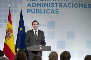 Rajoy presenta la gran reforma de las administraciones pblicas que incluye la de los ayuntamientos