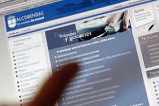 La web del ayuntamiento de Alcobendas registra ms de medio milln de accesos en el primer semestre de 2013. 