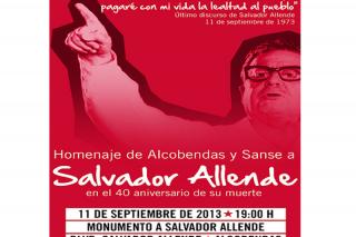 IU Sanse rinde homenaje a Salvador Allende en el 40 aniversario de su muerte.