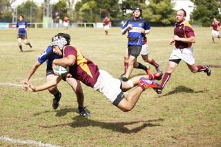 Baloncesto y rugby, men deportivo de fin de semana en la zona norte