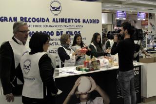 La Comunidad de Madrid acoge la Gran Recogida de Alimentos con la ayuda de 15.000 voluntarios.