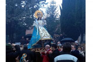 La Virgen de la Paz ya est en la Parroquia de San Pedro