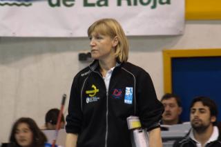 Olena Zalyuboska, nueva entrenadora de Voley Sanse