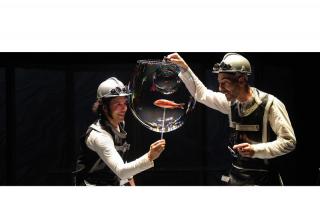 Las burbujas de jabn, protagonistas del espectculo que ofrece el viernes el Teatro Auditorio Ciudad de Acobendas.