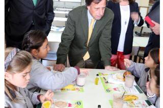 El alcalde de Alcobendas participa en la jornada Desayunos Saludables