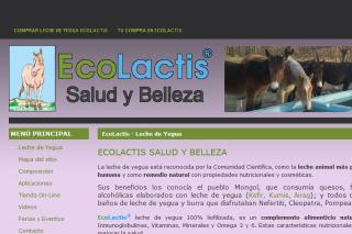Ecolactis, leche de yegua como alimentacin, salud y belleza