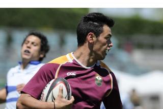 El jugador del Alcobendas Rugby, Guillermo Rado, seleccionado con Espaa para jugar en Mosc
