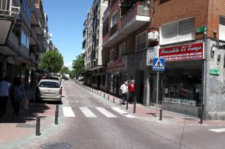 Comienza en Alcobendas la renovacin de un tramo de la calzada de la calle Fuego