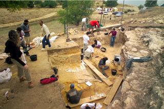 Jornada de puertas abiertas en la excavacin neandertal de Pinilla del Valle