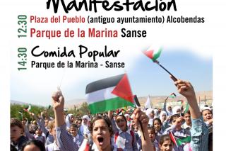 Manifestacin este sbado en Alcobendas y Sanse a favor del pueblo palestino