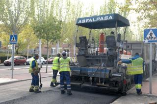 San Sebastin de los Reyes concluye esta semana las obras de asfaltado