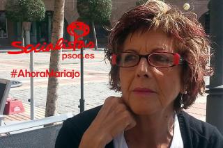 La candidata a las primarias del PSOE en Colmenar Viejo, Mara Jos Palazuelos se presenta ante la militancia