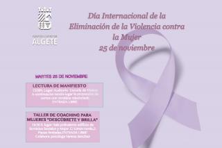 Algete se suma al Da Internacional para la Eliminacin de la Violencia Contra la Mujer