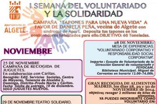 Algete celebra su I Semana del Voluntariado y la Solidaridad
