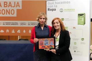 Paracuellos recibe el Premio Humana por su reciclaje textil
