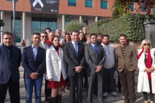 La visita de Toms Gmez a Alcobendas ratifica un nueva era en las relaciones con el PSOE de la ciudad