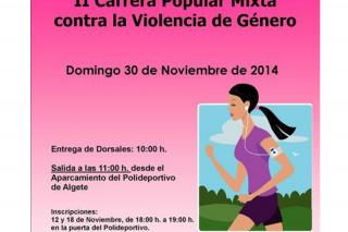 Carrera contra la violencia de gnero este domingo en Algete