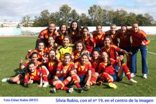 Silvia Rubio, de Colmenar, Campeona del Torneo de Desarrollo UEFA con la Selección Sub-16 de fútbol femenino 