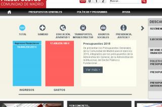 La Comunidad de Madrid presenta el Portal de Presupuestos para potenciar la transparencia de las cuentas públicas