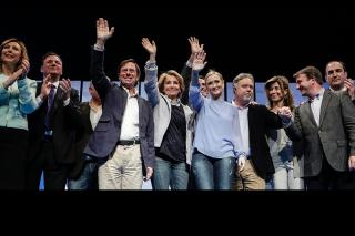 Aguirre y Cifuentes presentan en Sanse los candidatos del PP para las municipales en el norte de Madrid