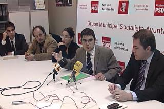 El PSOE inaugura su nueva oficina en el Distrito Centro de Alcobendas.