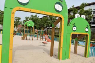 Primer parque infantil en Sen Sebastián de los Reyes dedicado a ‘Mr Iglú’, la mascota del reciclado de vidrio