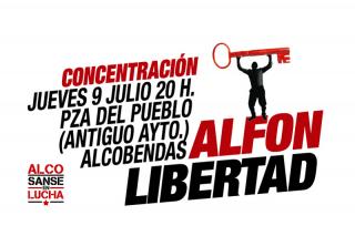 El colectivo ‘AlcoSanse en lucha’ convoca una concentración este jueves en apoyo a Alfon